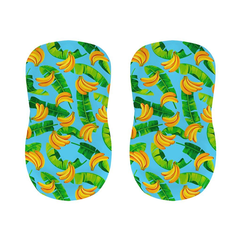 Banana Leaf Pattern Print Bar Stool Covers