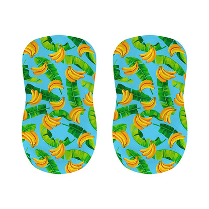 Banana Leaf Pattern Print Bar Stool Covers