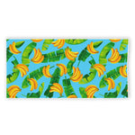 Banana Leaf Pattern Print Beach Towel