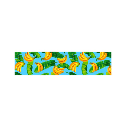 Banana Leaf Pattern Print Bed Runner