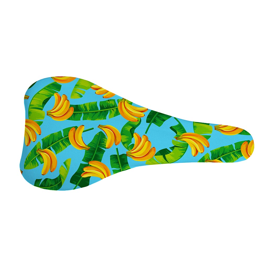 Banana Leaf Pattern Print Bicycle Seat Cover