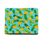 Banana Leaf Pattern Print Bifold Wallet