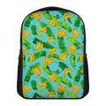 Banana Leaf Pattern Print Casual Backpack