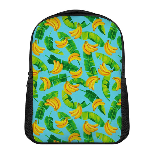 Banana Leaf Pattern Print Casual Backpack
