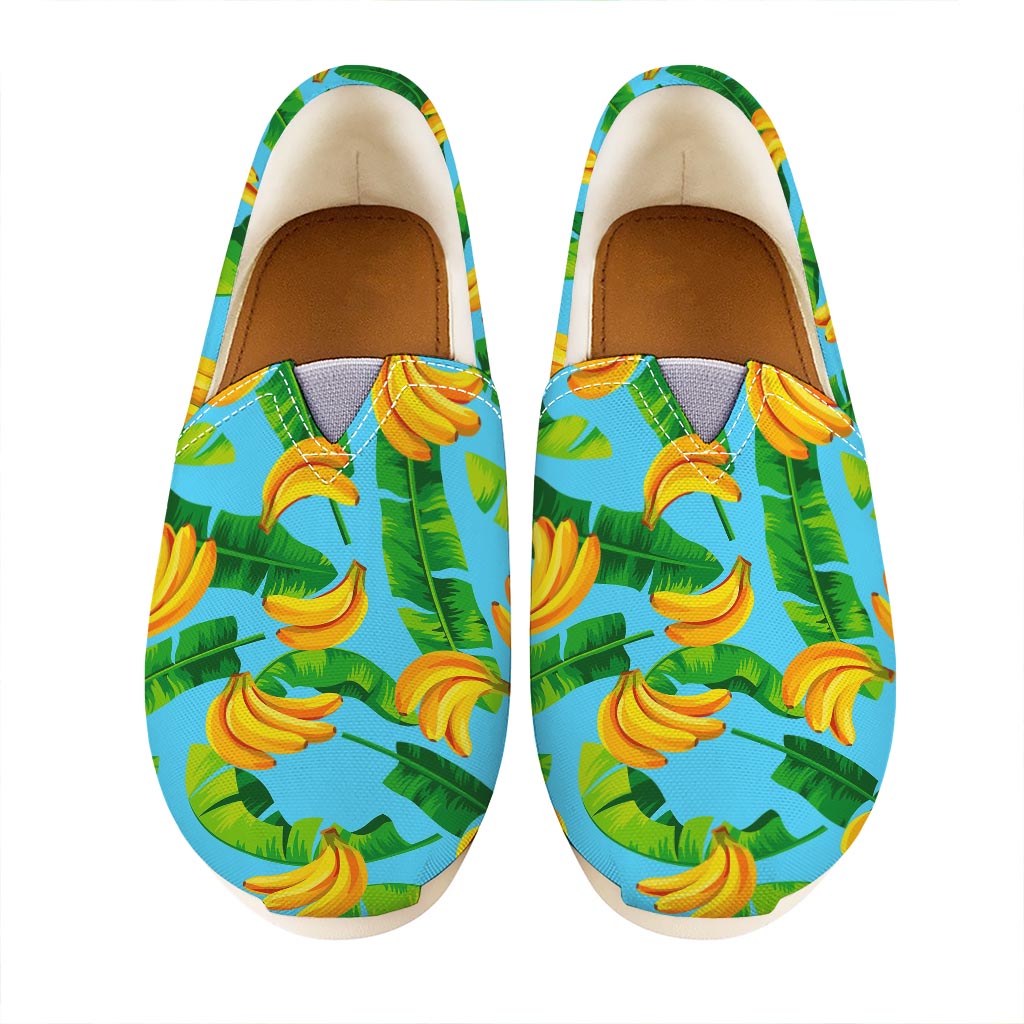 Banana Leaf Pattern Print Casual Shoes