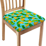 Banana Leaf Pattern Print Chair Cushion Cover