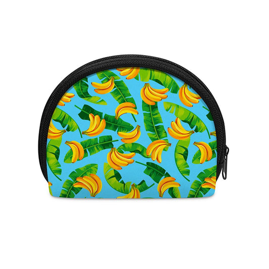 Banana Leaf Pattern Print Coin Purse