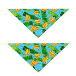 Banana Leaf Pattern Print Dog Bandana