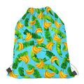 Banana Leaf Pattern Print Drawstring Bag