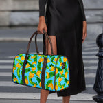 Banana Leaf Pattern Print Duffle Bag