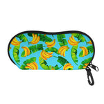 Banana Leaf Pattern Print Glasses Case