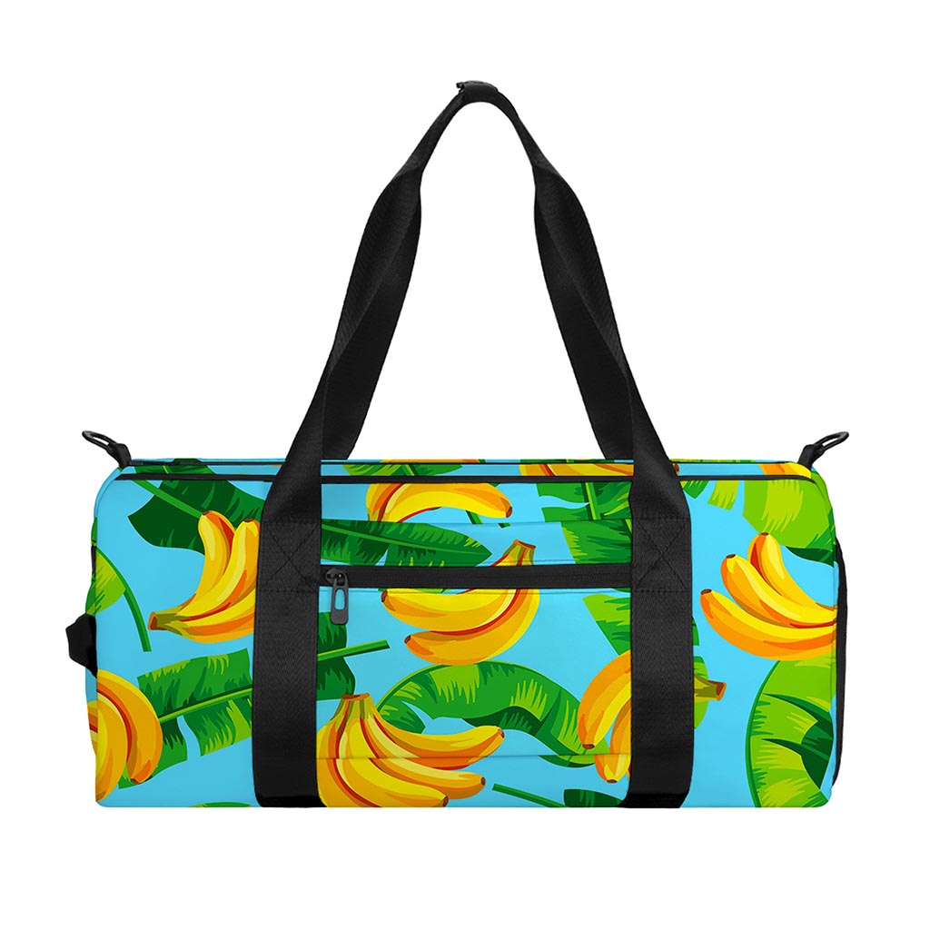 Banana Leaf Pattern Print Gym Bag