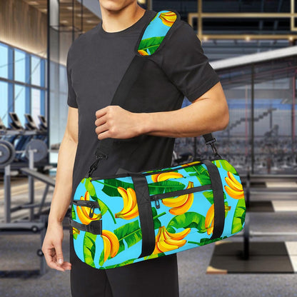 Banana Leaf Pattern Print Gym Bag