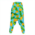 Banana Leaf Pattern Print Hammer Pants