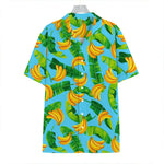 Banana Leaf Pattern Print Hawaiian Shirt