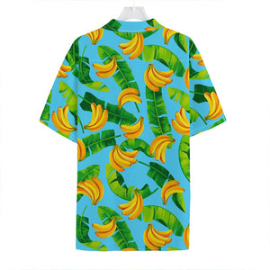 Banana Leaf Pattern Print Hawaiian Shirt