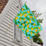 Banana Leaf Pattern Print House Flag