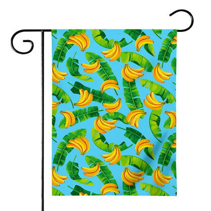 Banana Leaf Pattern Print House Flag