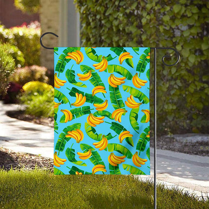 Banana Leaf Pattern Print House Flag
