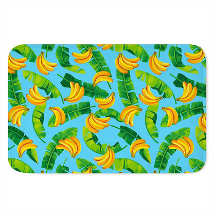 Banana Leaf Pattern Print Indoor Door Mat