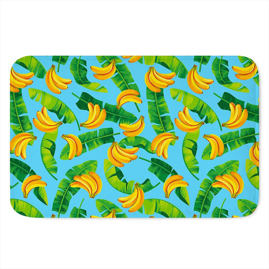 Banana Leaf Pattern Print Indoor Door Mat