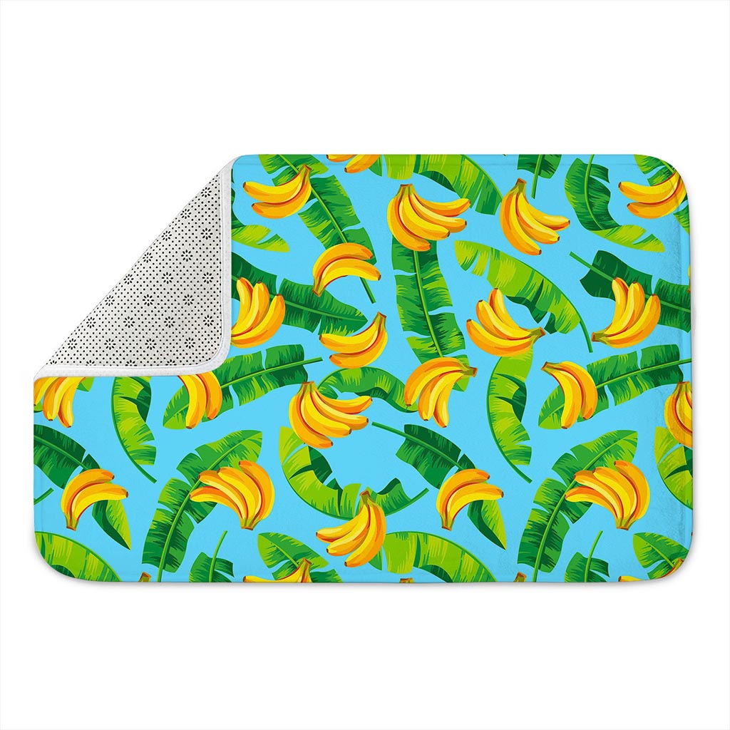 Banana Leaf Pattern Print Indoor Door Mat