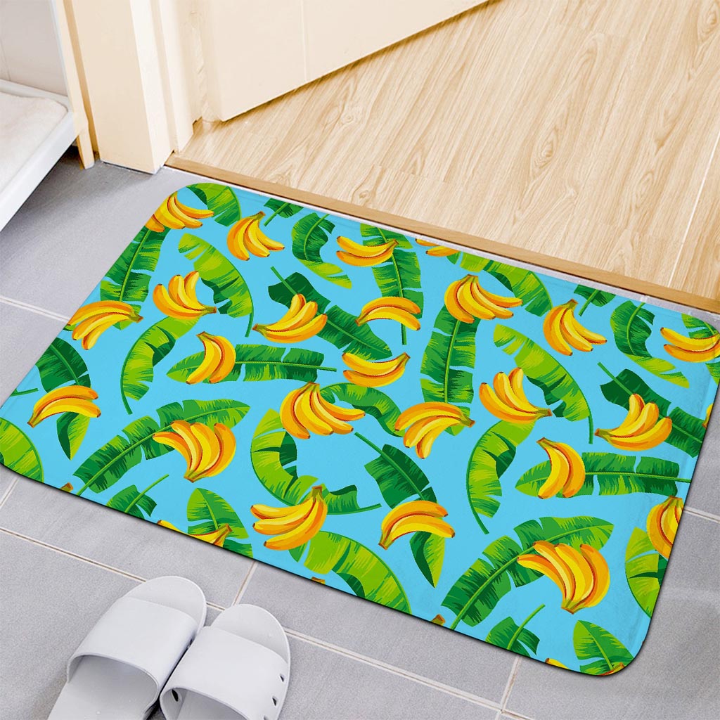 Banana Leaf Pattern Print Indoor Door Mat