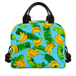 Banana Leaf Pattern Print Insulated Lunch Bag
