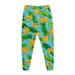 Banana Leaf Pattern Print Jogger Pants