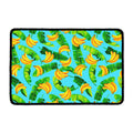 Banana Leaf Pattern Print Kitchen Mat
