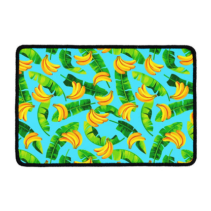 Banana Leaf Pattern Print Kitchen Mat