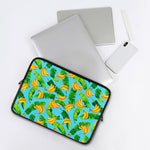 Banana Leaf Pattern Print Laptop Sleeve
