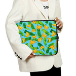 Banana Leaf Pattern Print Laptop Sleeve