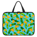 Banana Leaf Pattern Print Laptop Sleeve With Handle