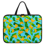 Banana Leaf Pattern Print Laptop Sleeve With Handle