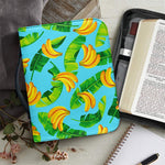 Banana Leaf Pattern Print Leather Bible Cover