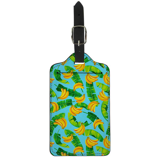 Banana Leaf Pattern Print Luggage Tag
