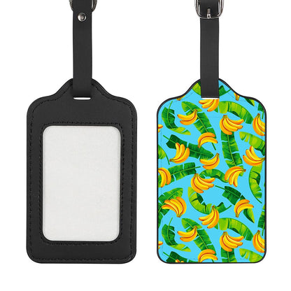 Banana Leaf Pattern Print Luggage Tag
