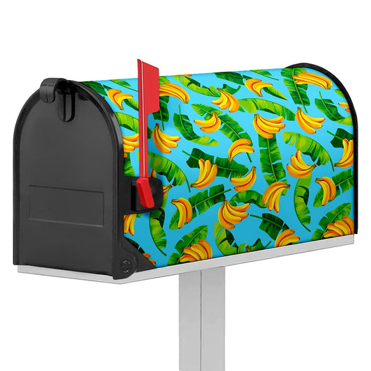 Banana Leaf Pattern Print Mailbox Cover