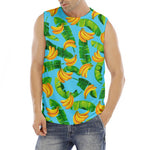 Banana Leaf Pattern Print Men's Fitness Tank Top
