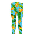 Banana Leaf Pattern Print Men's Leggings