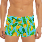 Banana Leaf Pattern Print Men's Short Boxer Briefs