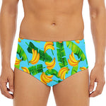 Banana Leaf Pattern Print Men's Triangle Swim Briefs