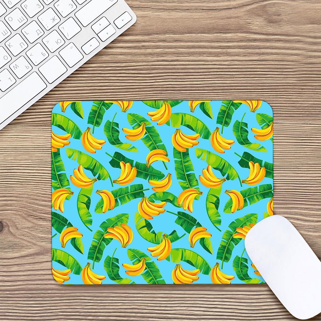 Banana Leaf Pattern Print Mouse Pad