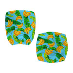 Banana Leaf Pattern Print Office Chair Cover