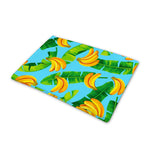 Banana Leaf Pattern Print Pet Cooling Mat Cover