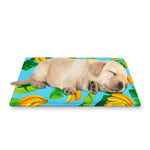 Banana Leaf Pattern Print Pet Cooling Mat Cover