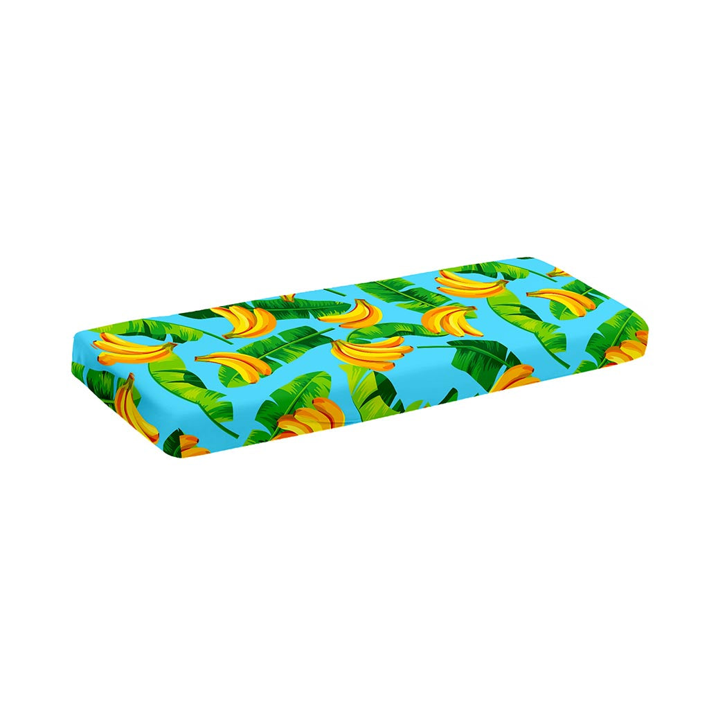 Banana Leaf Pattern Print Piano Keyboard Cover