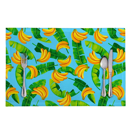 Banana Leaf Pattern Print Placemat