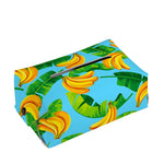 Banana Leaf Pattern Print Rectangle Tissue Box Cover